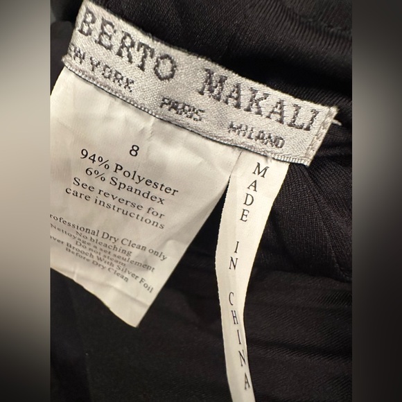 Nwt; Alberto Makali Black Coated Maxi Dress 🔥 - Picture 7 of 8